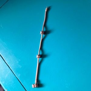 Pandora silver charm bracelet